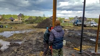 Заказать монтаж винтовых свай в Россошь - цена под ключ с доставкой от 1877 шт